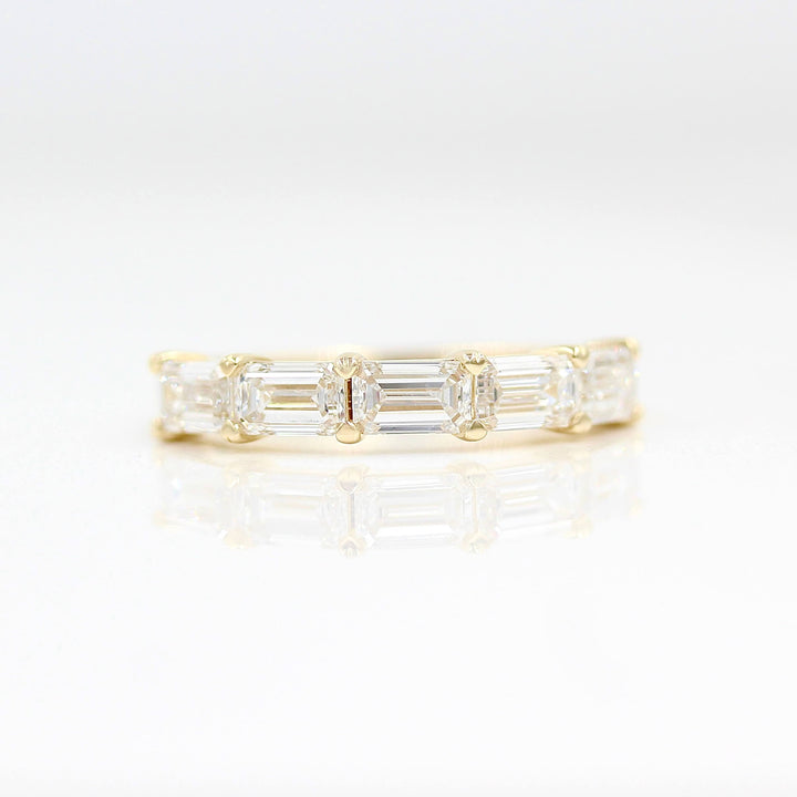 Wedding Band 14k Yellow Gold / Lab-Grown Diamond The Adelaide Wedding Band in Yellow Gold with Lab-Grown Diamond