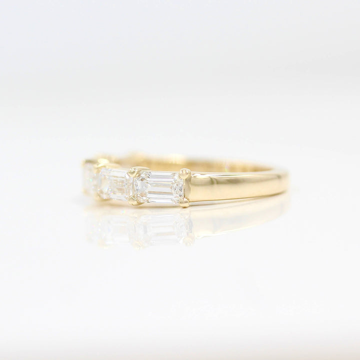 Wedding Band 14k Yellow Gold / Lab-Grown Diamond The Adelaide Wedding Band in Yellow Gold with Lab-Grown Diamond