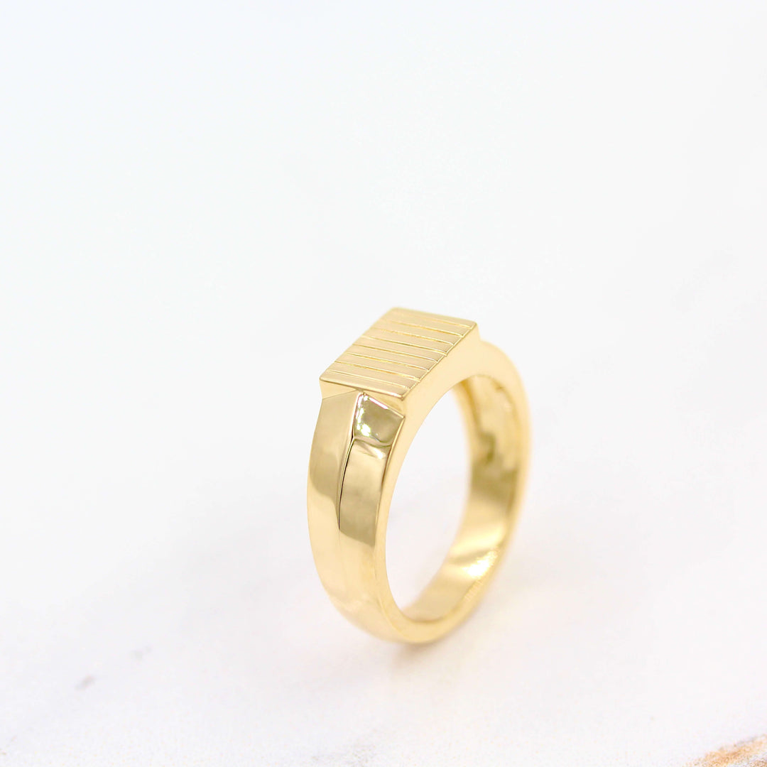 Wedding Band 14k Yellow Gold The Blake Ring in Yellow Gold