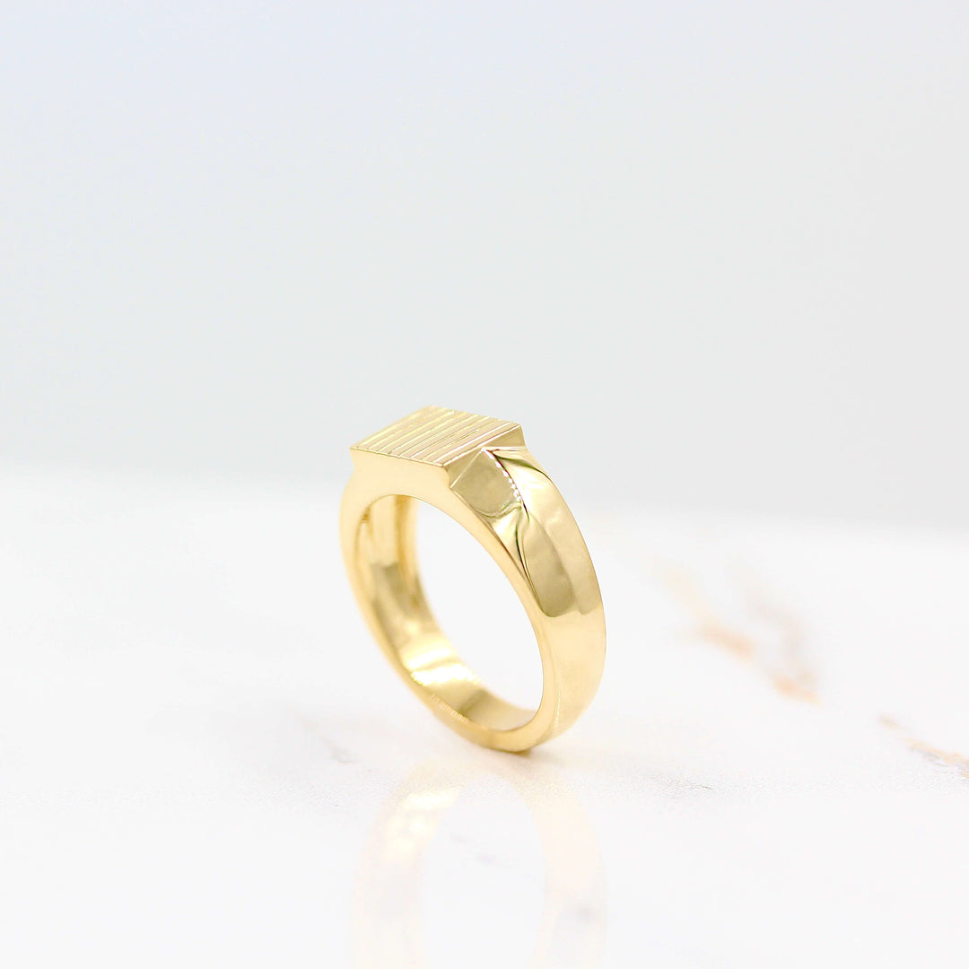 Wedding Band 14k Yellow Gold The Blake Ring in Yellow Gold