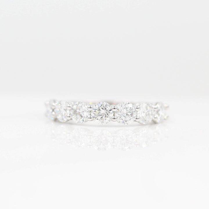 Ready to Ship Ring 14k White Gold The Elisa Wedding Band in White Gold with 1.75ct Lab-Grown Diamond