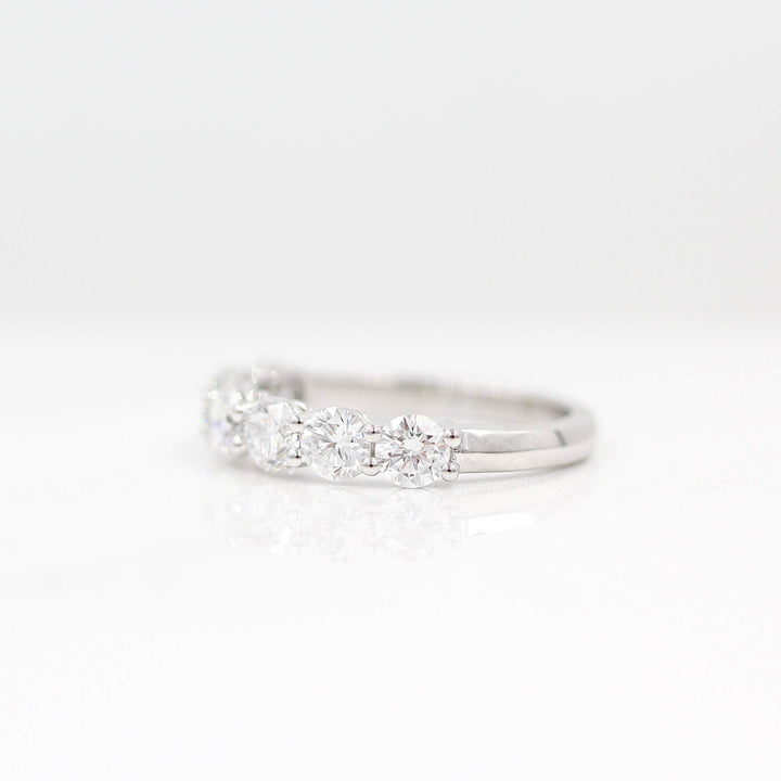 Ready to Ship Ring 14k White Gold The Elisa Wedding Band in White Gold with 1.75ct Lab-Grown Diamond