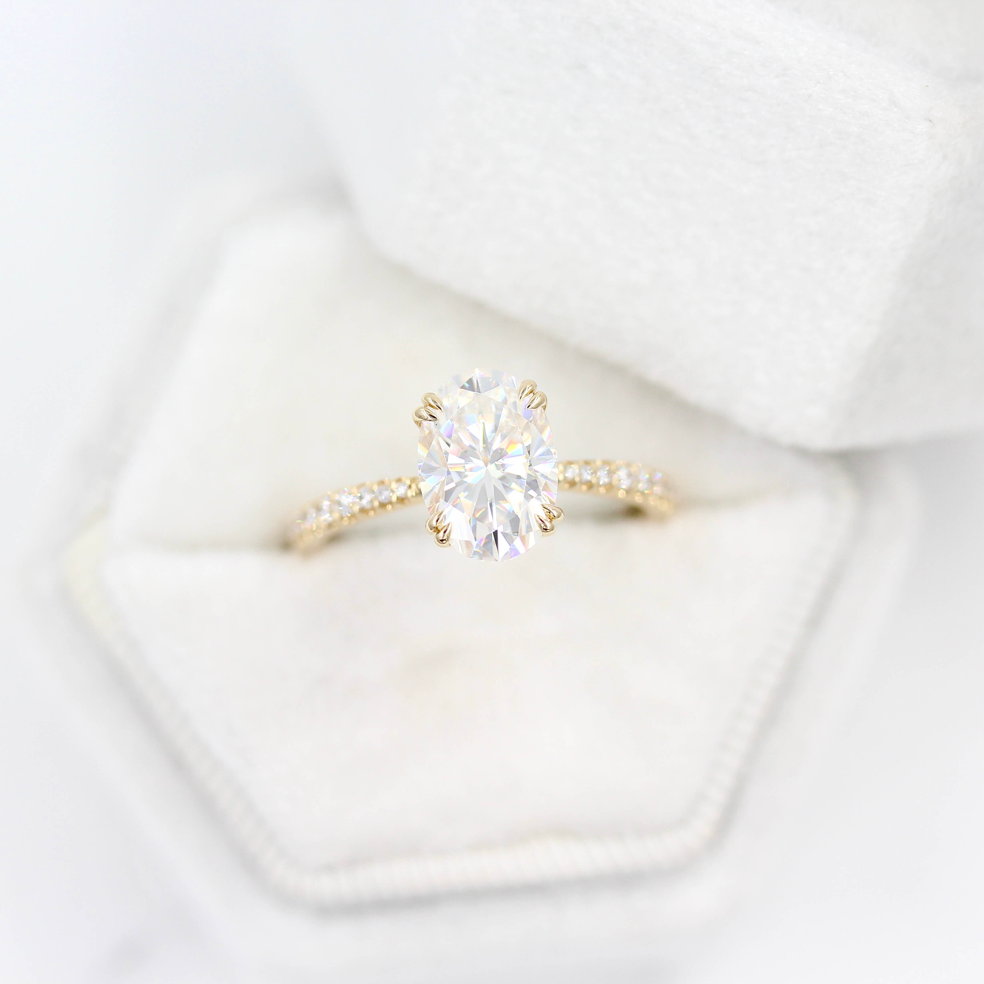 Create your own sales moissanite engagement ring