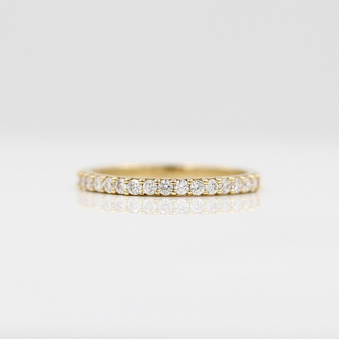 Ready to Ship Ring 14k Yellow Gold The Elizabeth Wedding Band in Yellow Gold