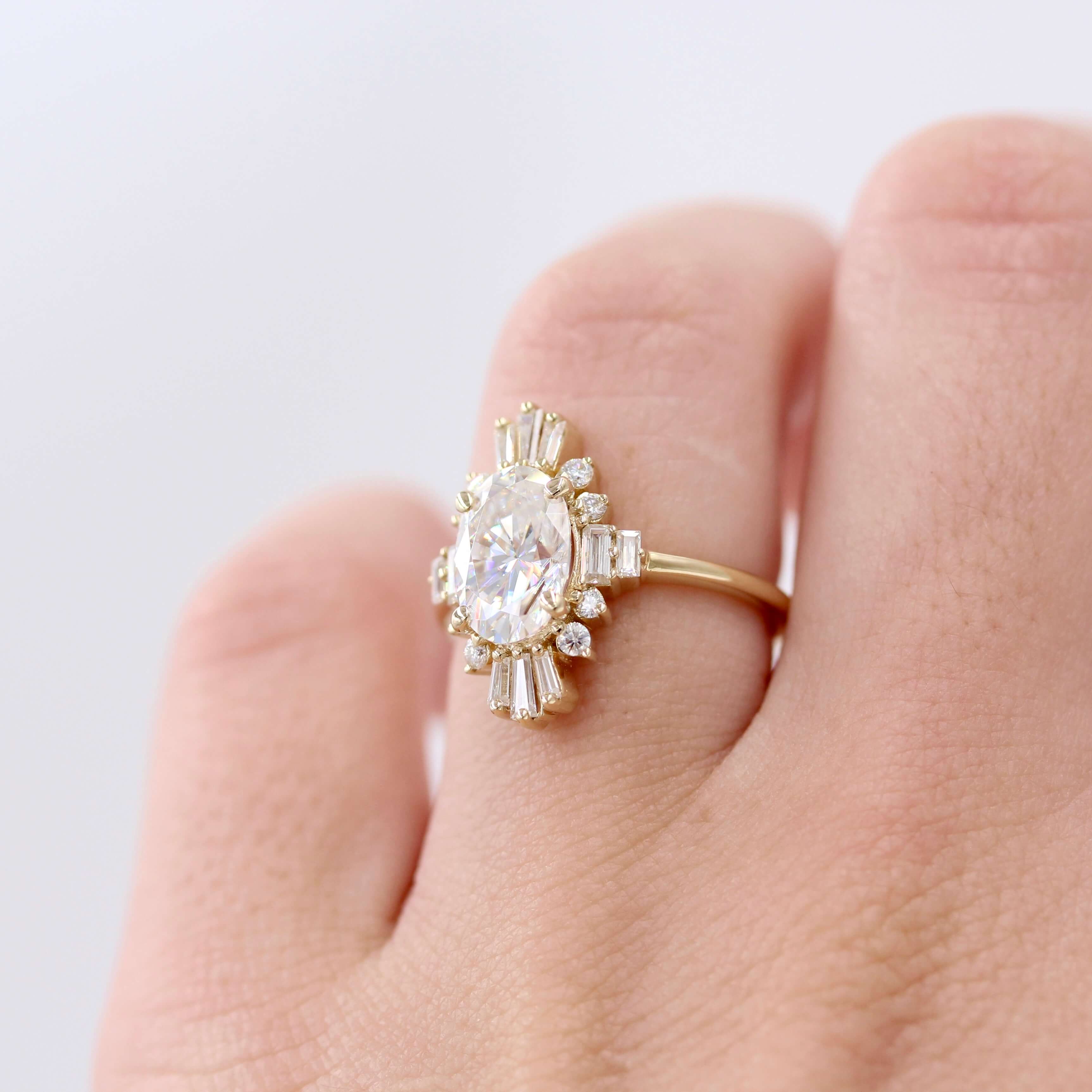 18ct Yellow Gold Oval Solitaire Ring | The Diamonds Collection