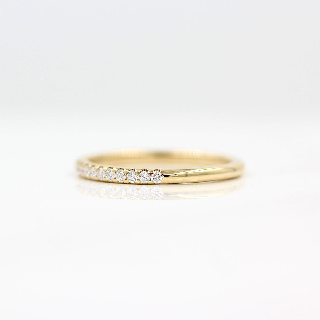 Ready to Ship Ring 14k Yellow Gold The Lauryn Wedding Band in Yellow Gold