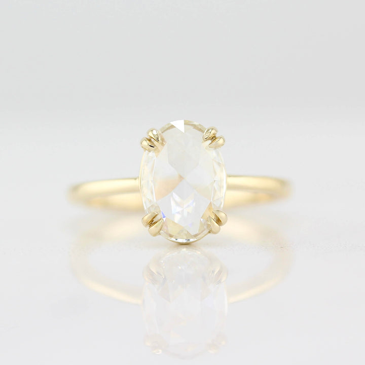 Ready-to-Ship Ring 14k Yellow Gold The Nora Ring (Oval) in Yellow Gold with 2.12ct Lab-Grown Diamond