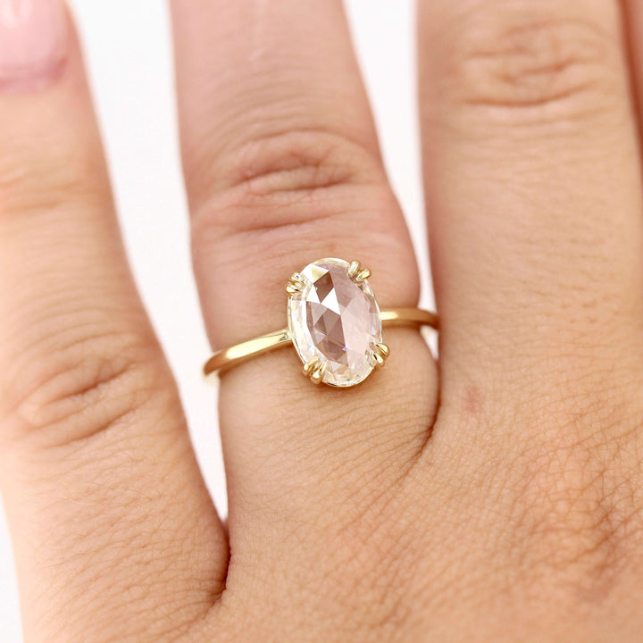 Ready-to-Ship Ring 14k Yellow Gold The Nora Ring (Oval) in Yellow Gold with 2.12ct Lab-Grown Diamond