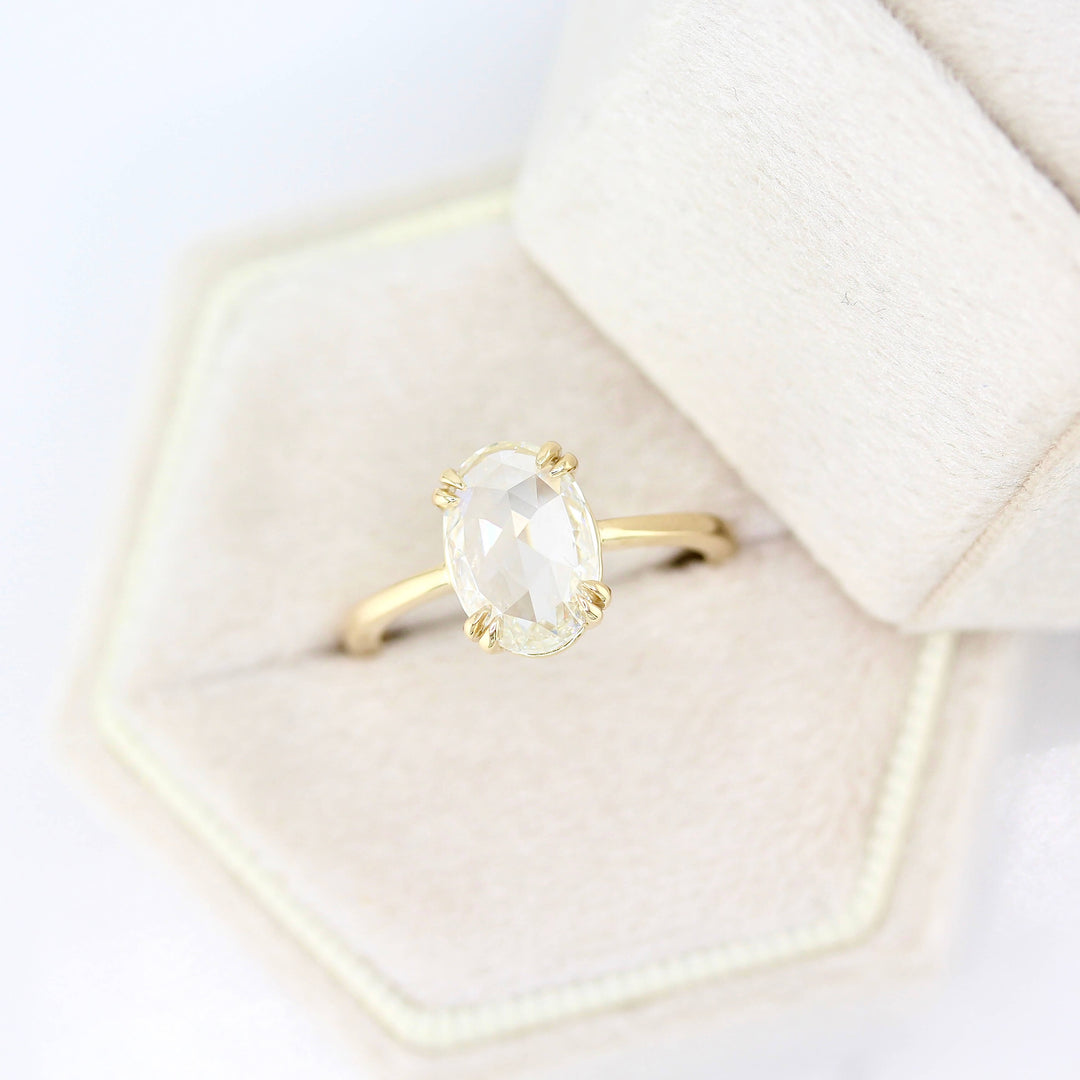 Ready-to-Ship Ring 14k Yellow Gold The Nora Ring (Oval) in Yellow Gold with 2.12ct Lab-Grown Diamond