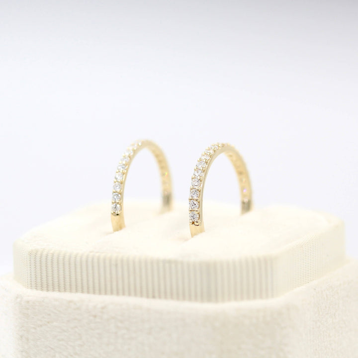 Ready to Ship Ring 14k Yellow Gold The Petite Elizabeth Wedding Band in Yellow Gold
