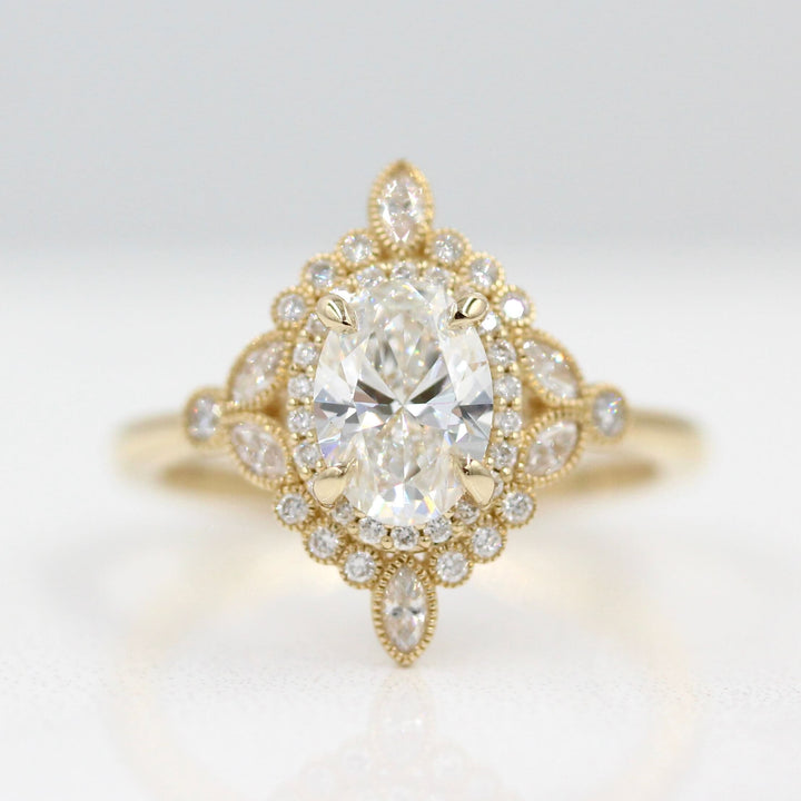 Ready to Ship Ring 14k Yellow Gold The Stella Ring in Yellow Gold with 1.05ct Lab-Grown Diamond