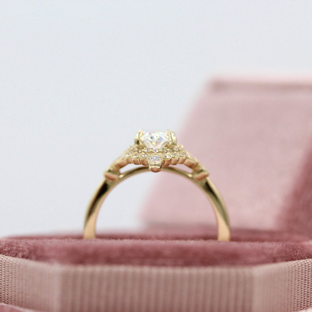 Ready to Ship Ring 14k Yellow Gold The Stella Ring in Yellow Gold with 1.05ct Lab-Grown Diamond