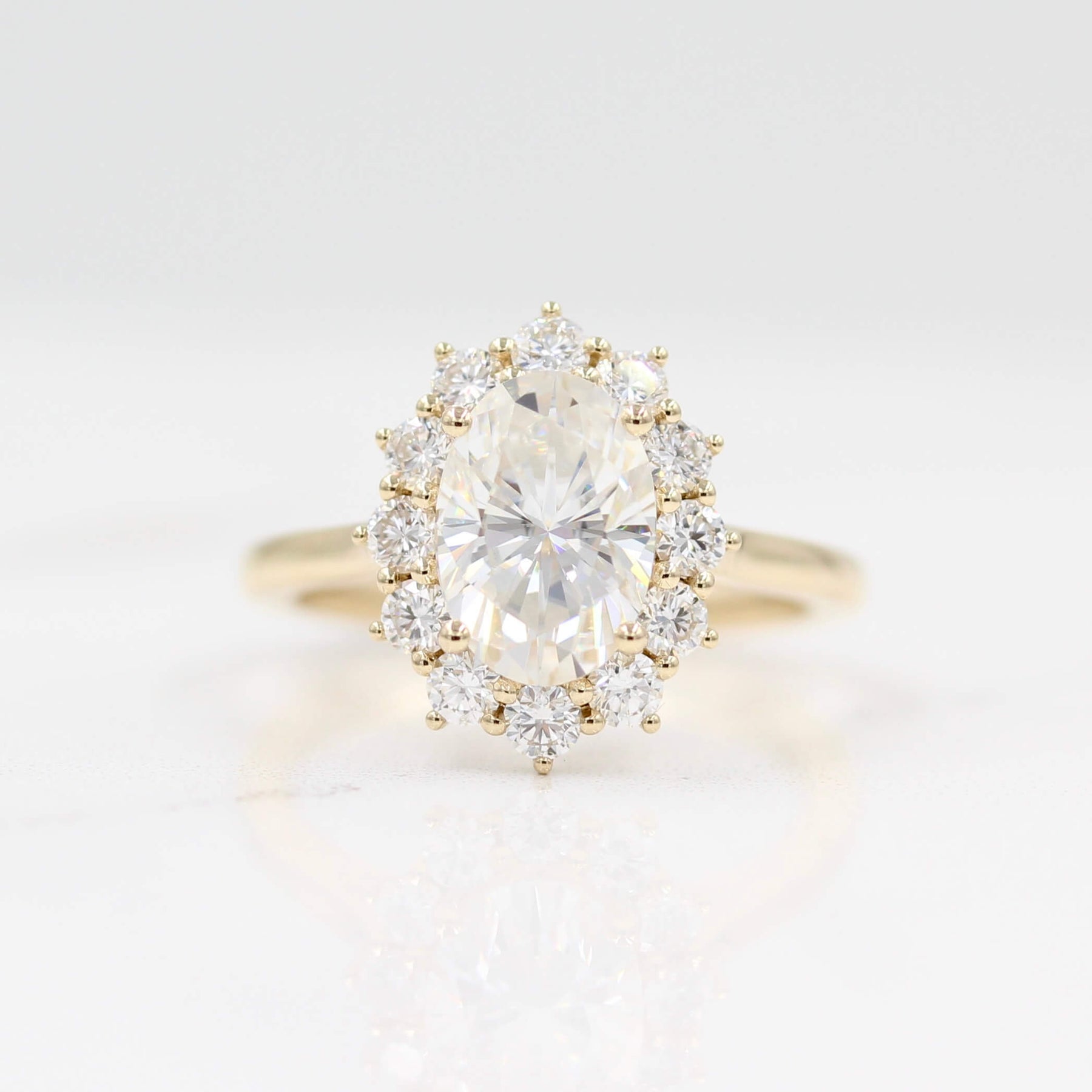 Rylee 1.20 carat oval diamond engagement ring | naturesparkle