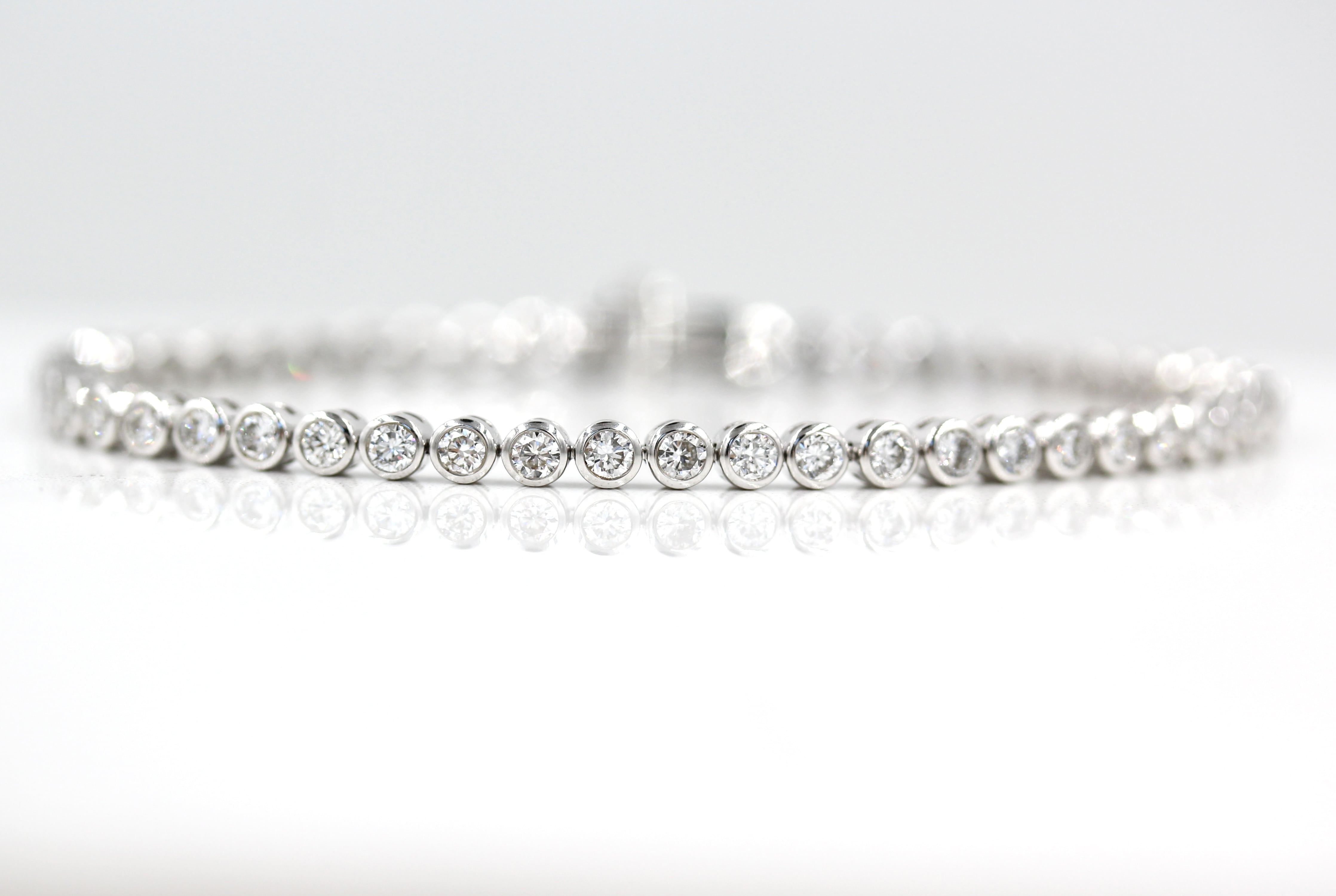 Bulgari Lucea Diamond Tennis Bracelet – Opulent Jewelers