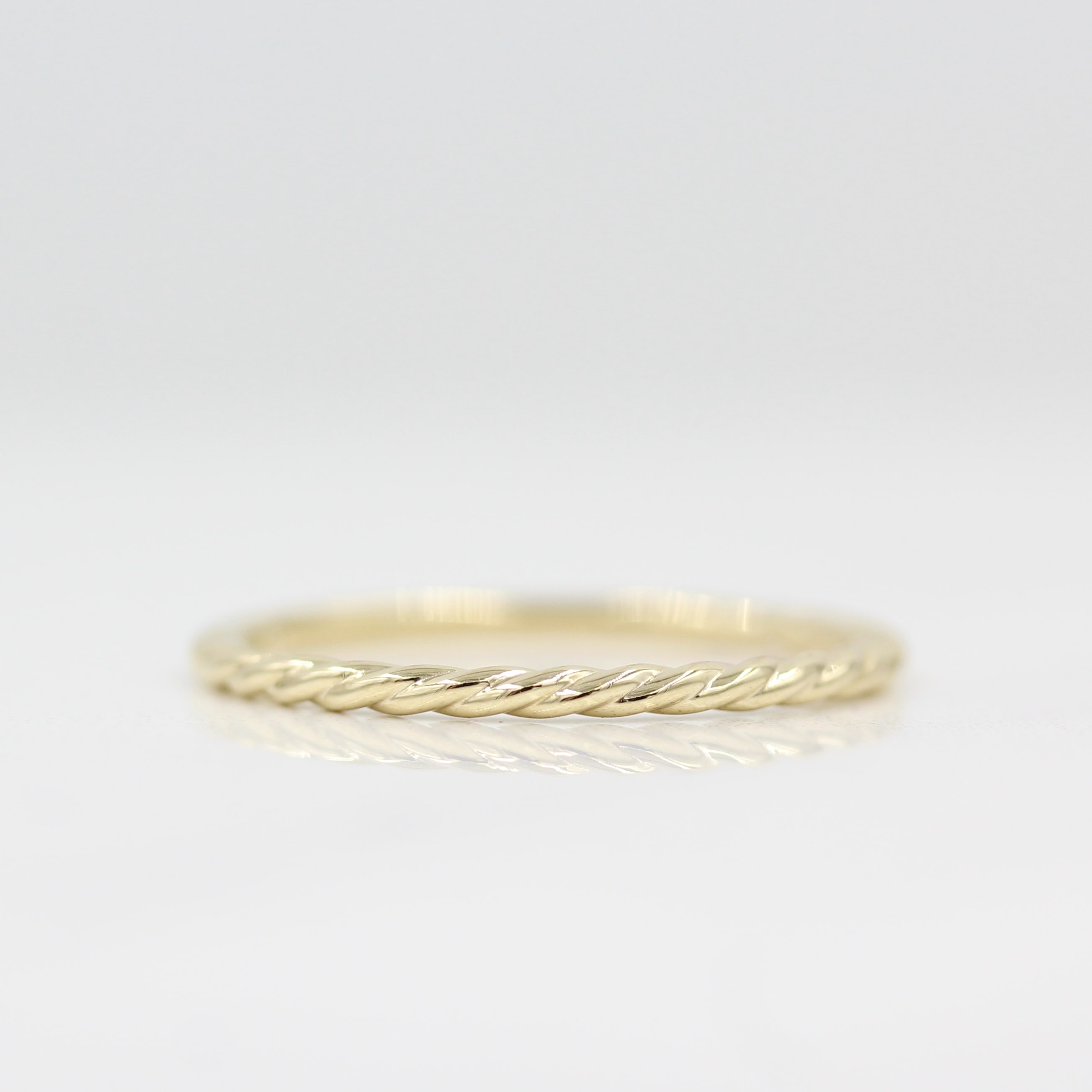 14K Yellow Gold Stacking high quality Bands